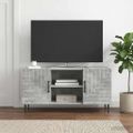vidaXL TV skrinka Betónovo sivá 102 x 34,5 x 50 cm Kompozitné drevo