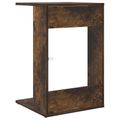 vidaXL Bočný stôl Dymová dub 40 x 38 x 62,5 cm Kompozitné drevo