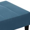 vidaXL Podnožka modrá 77x55x31 cm zamat