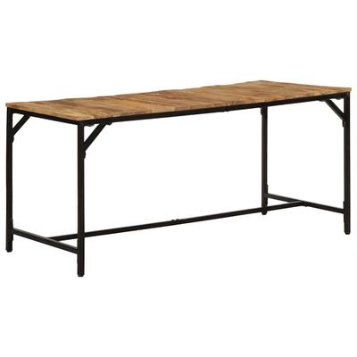 vidaXL Jedálenský stôl 160x80x75 cm masívne surové mangovníkové drevo
