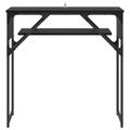 vidaXL Konferenčnýstolík Čierny dub Kompozitné drevo 75x30x75cm