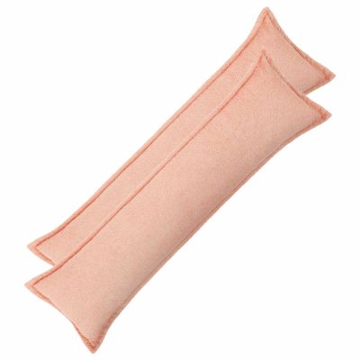 vidaXL Poťah na podložku 2 pcs HOUTEN Ružová 40 x 145 cm Bouclé