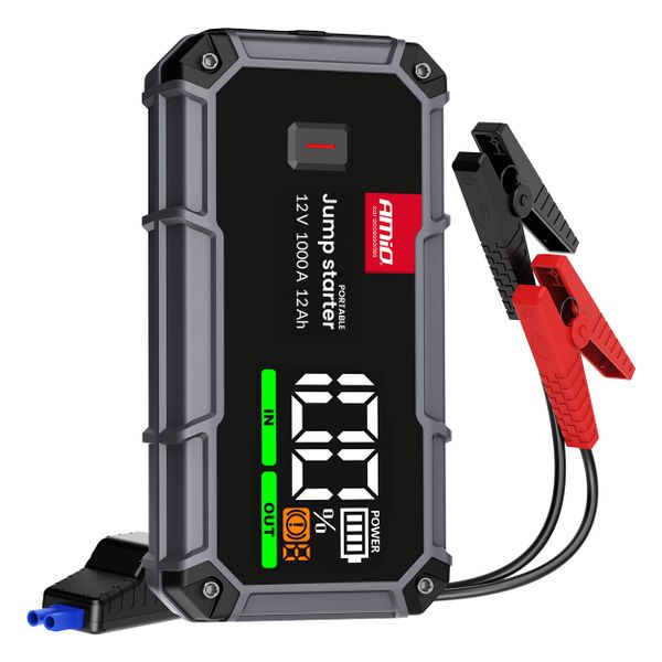 Štartovacie zariadenie 3v1 12V 12Ah 1000A PRO AMiO-04676