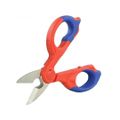 Nožnice na optické vlákna KNIPEX 95 05 155 SB, 155 mm s puzdrom