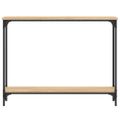 vidaXL Konzolový stolík dub sonoma 100x22,5x75 cm kompozitné drevo