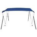 vidaXL Strieška Bimini s 3 oblúkmi, modrá 183x160x137 cm