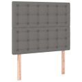 vidaXL Boxspring posteľ s matracom tmavosivá 90x190 cm látka