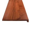 vidaXL Parapety 2 ks Hnedá 90 x 25 x 2 cm Masívne bukové drevo