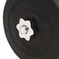 vidaXL Súprava závaží a tyčí barbell a dumbbell, 60 kg