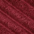 vidaXL Prikrývky na hodenie 6 ks Bordeaux červená 200 x 150 cm 4.75 kg