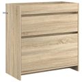 vidaXL Skriňa pod umývadlo do kúpeľne Dub sonoma 78,5 x 37,5 x 81 cm