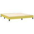 vidaXL Boxspring posteľ s matracom zelená 160x200 cm látka