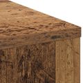 vidaXL Stôl Staré drevo 100 x 40 x 75 cm Kompozitné drevo