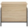 vidaXL Úložná krabica Dub sonoma 80 x 40 x 49,5 cm Kompozitné drevo