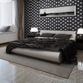 vidaXL Posteľ s matracom, pamäťová pena, biela, umelá koža 140x200 cm