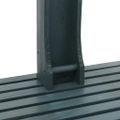 vidaXL Záhradná sprcha antracitová drevená