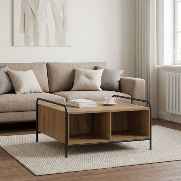 vidaXL Konferenčný stolík Dub artisan 50 x 49 x 41 cm Kompozitné drevo