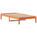 vidaXL Denná posteľ bez matracom voskovo hnedá 90x200cm masívna borovica