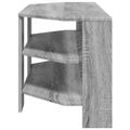 vidaXL RohováTVskriňa 102x40,5x45cm Sivý Sonoma Kompozitné drevo