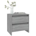 vidaXL Nočný stolík sivý dub sonoma 45x34,5x44,5 cm drevotrieska
