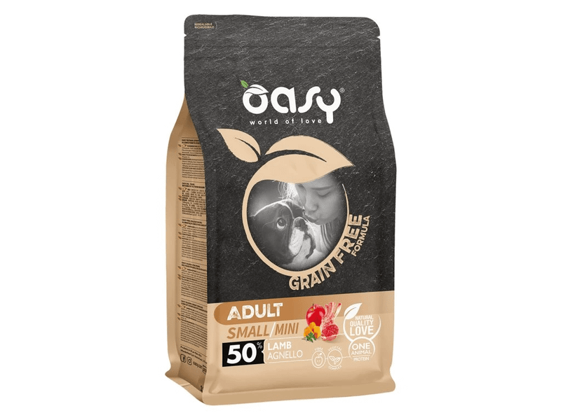 OADGDAAS0250 Oasy Grain free Adult Small/Mini LAMB 2,5kg