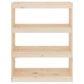 vidaXL Knižnica/deliaca stena 80x30x103,5 cm masívna borovica