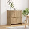 vidaXL Servírovacia skriňa Remeselný dub 70 x 41 x 75 cm