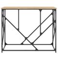 vidaXL Konzolový stolík dub sonoma 100x40x80 cm kompozitné drevo