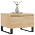 vidaXL Konferenčné stolíky 2 ks dub sonoma 50x46x35cm kompozitné drevo