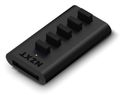 NZXT AC-IUSBH-M3 USB Expansion rozšiřující karta 4x USB 2.0 interní, 1x USB 2.0 externí, uzavřené magnetické tělo USB Hub, interní, 4x USB 2.0 výstup, 1x USB 2.0 vstup, 1x SATA, uzavrené magnetické telo, cerný