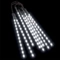 vidaXL Svetlá meteor 8ks 30cm studené biele 192 LED vnútorné vonkajšie
