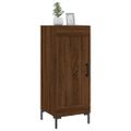 vidaXL Komoda hnedý dub 34,5x34x90 cm spracované drevo