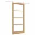 vidaXL Posuvné dvere ORKDAL Prírodná 93 x 202 cm
