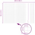 vidaXL Euro plot 1 x 25 m Železo potiahnuté PVC Zelená
