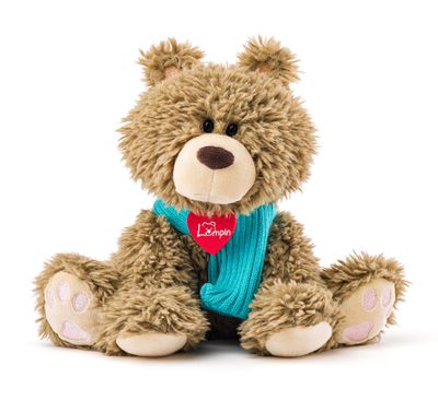 Medveď Bariboo so šálom malý 25 cm