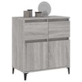 vidaXL Komoda sivý dub sonoma 60x35x70 cm spracované drevo