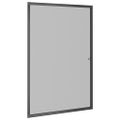 vidaXL Okenná sieťka proti hmyzu antracitová 80x120 cm