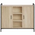 vidaXL Servírovacia skriňa Dub sonoma 97 x 33 x 81 cm Kompozitné drevo