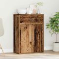 vidaXL Servírovacia skriňa Staré drevo 60 x 30 x 84 cm