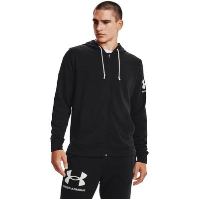 Mikina Rival Terry FZ HD Black - Under Armour, veľkosť M
