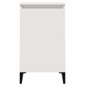 vidaXL Nočné stolíky 2 ks biele 40x35x70 cm spracované drevo