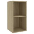 vidaXL TV skrinky 4 ks, dub sonoma 72x35x36,5 cm, kompozitné drevo