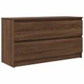 VidaXL TV skrinka Hnedý Dub 100x35x54 cm Drevo