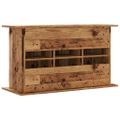 vidaXL Stojan na akvárium staré drevo 101x41x58 cm kompozitné drevo