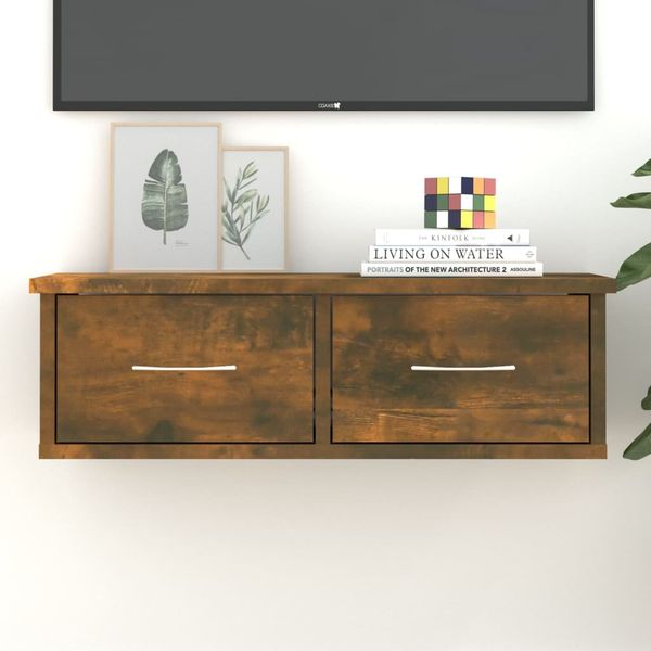 vidaXL Knižnica tmavý dub 60x26x18,5 cm spracované drevo