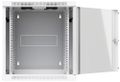 Ubiquiti UniFi 12U Rack Cabinet Wall SW Glass - Nástěnný rozvaděč, výška 12U, ventilátory, prosklené dveře, dvoudílný Rack, 12U, nástenný, sklenené dvere, ventilátory, 80 kg nosnost, 600 × 703 × 639 mm, bílý