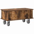 vidaXL TV stolík 68,5 x 35 x 35 cm Dymová dub Kompozitné drevo