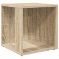 vidaXL Príručný stolík dub sonoma 33x33x34,5 cm kompozitné drevo
