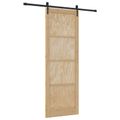 vidaXL Posuvné dvere ORKDAL 83 x 232 cm Borovicový masív