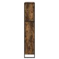 vidaXL Knižnica 80 x 30 x 155 cm Kompozitné drevo Dymová dub